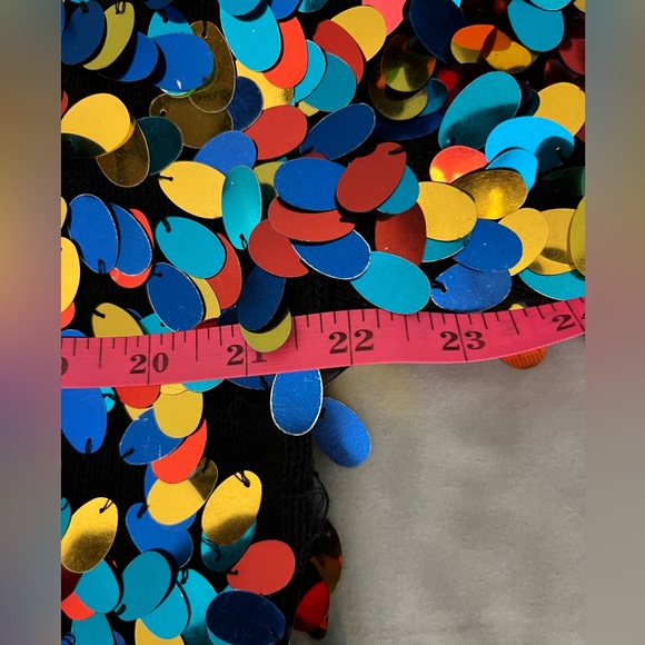 VINTAGE STUDIO by MICHELLE STUART Confetti Embellished Sweater (L) and Handbag. - Picture 5 of 14